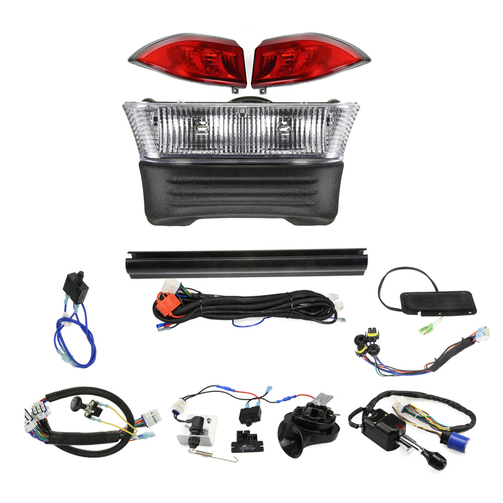 King of Carts Light Package Ultimate - CC Precedent ... basic golf cart headlight wiring 