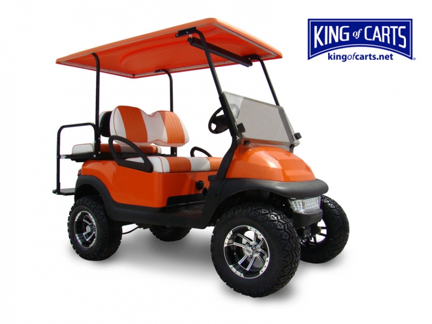 BEAST - Lifted - Orange Golf Car
