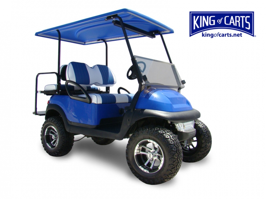 BEAST - Lifted - Bright Blue Golf Car