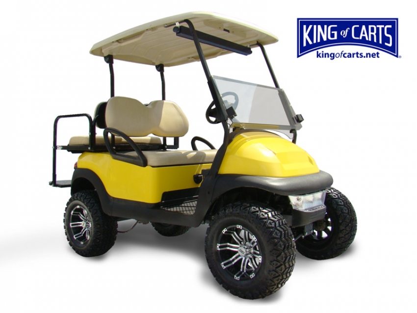 CLASSIC - Lifted - Limited Edition Yellow Golf Cart